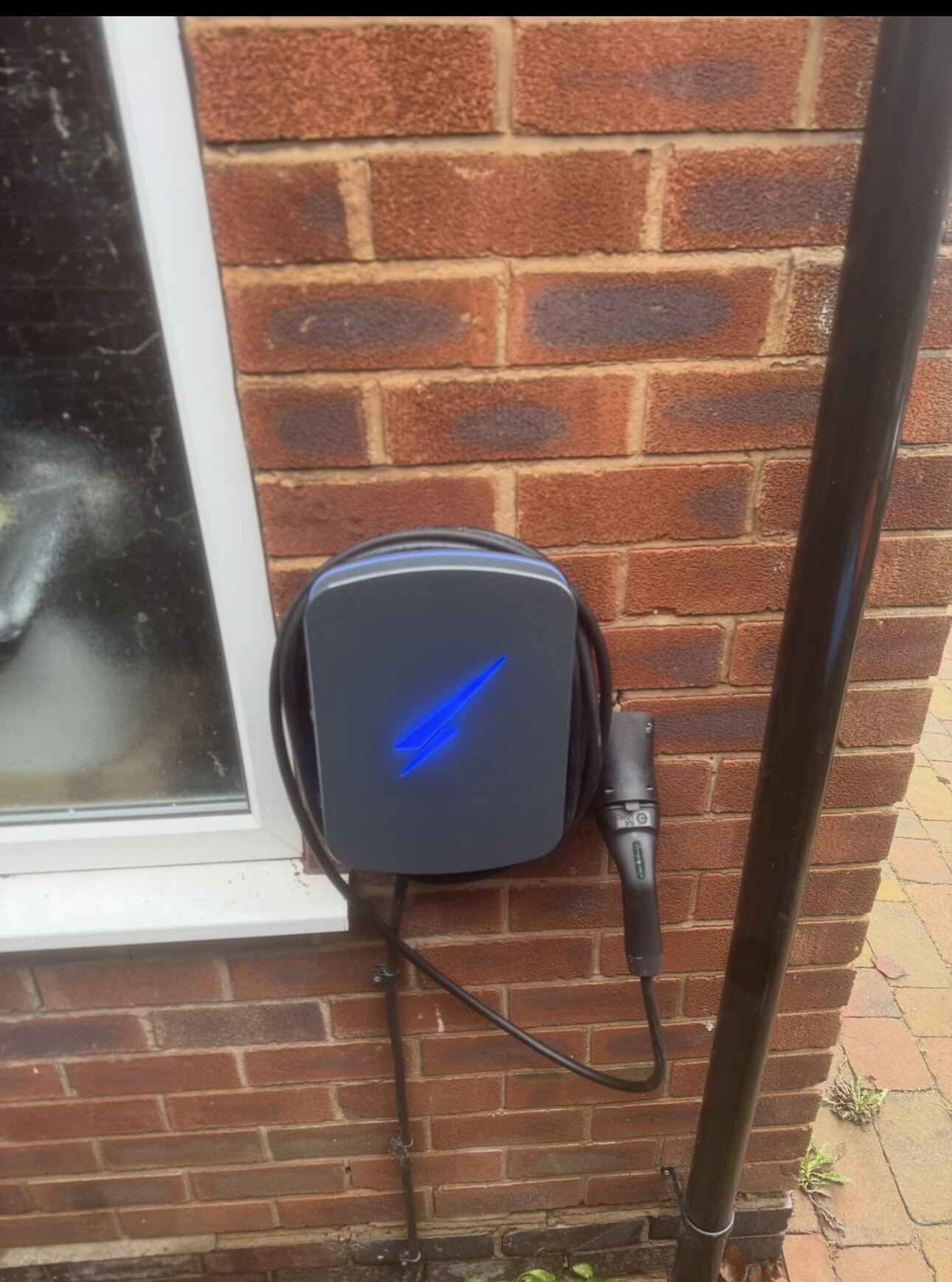 Hypervolt Home Pro 3 EV charger installed by Evans Electrical